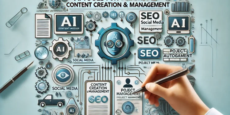 AI content creation and management